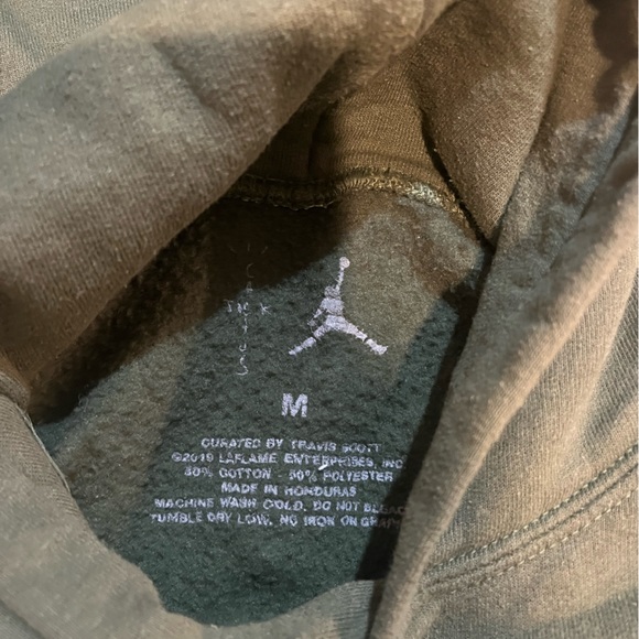 Cactus Jack by Travis Scott, Nike Jordan Air Hoodie Green - Picture 3 of 3
